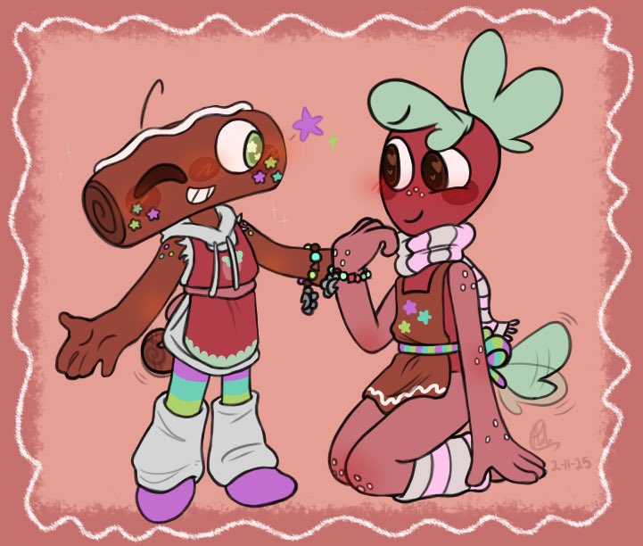CancerousArtist's tweet photo. The sillies with new matching aprons :D #fruitcake #dwfruitcake #dwcosmo #dwsprout #sproutseedly #sprout #cosmo #dandysworld https://t.co/MRLQg3IRWs