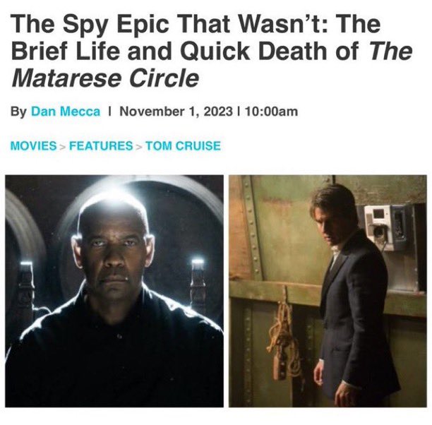 Pureevilbich's tweet photo. We couldve had it alll. A Cronenberg directed spy thriller starring Denzel Washington and Tom Cruise, as a CIA and KGB spies forced to work together to stop a bigger threat https://t.co/XrFQlCkXeu