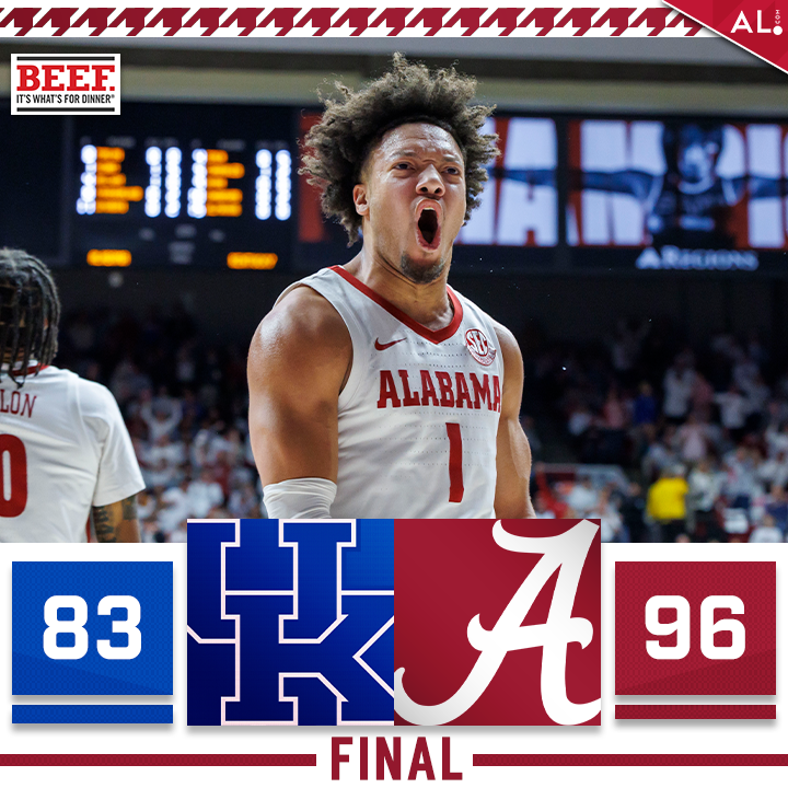 aldotcomTide's tweet image. Mark Sears drops 30 as Alabama bounces back and finishes regular season sweep of Kentucky 🐘 #RollTide