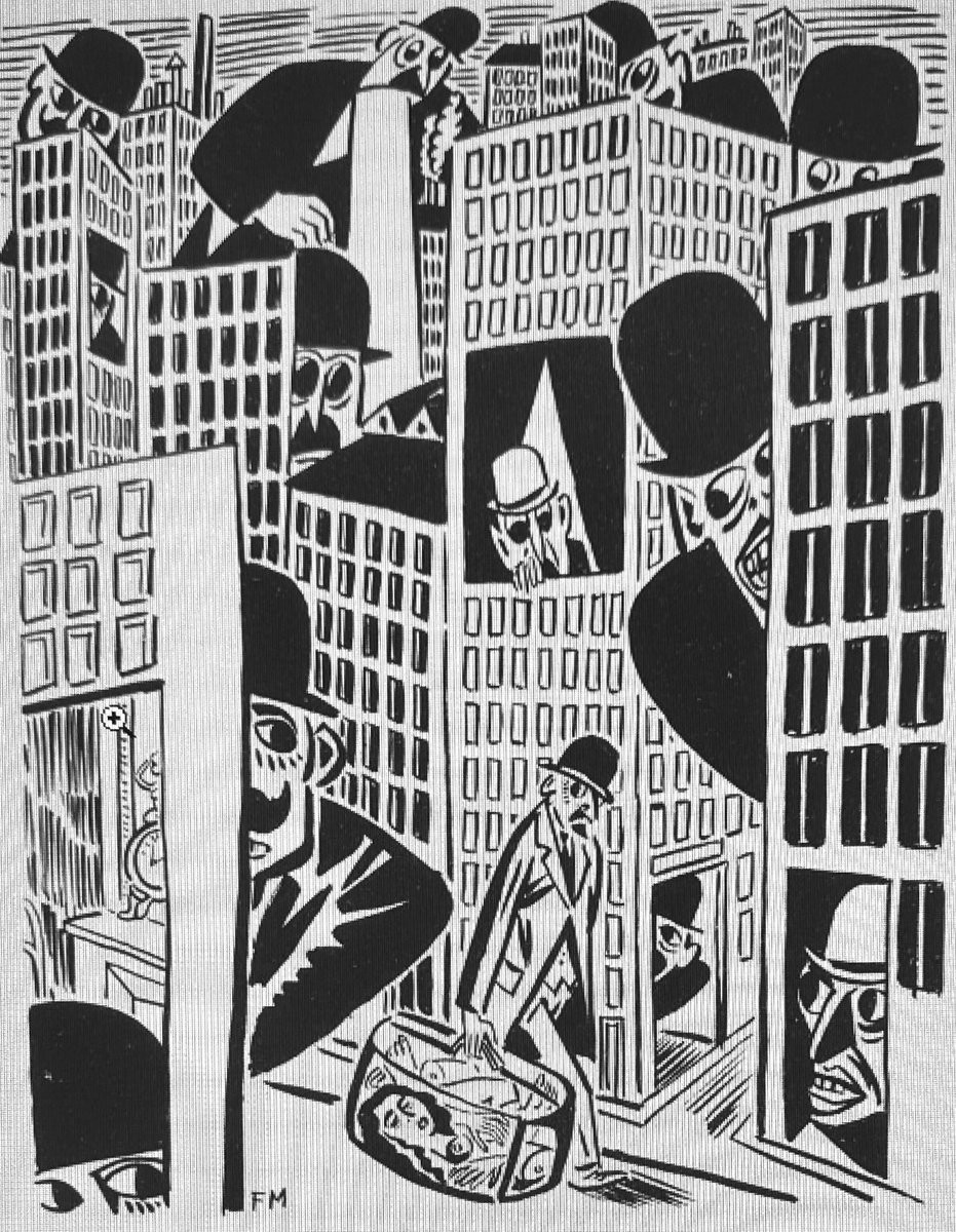 Frans Masereel (1889-1972)
El asesino (1924)
Vanity Fair, octubre de 1924