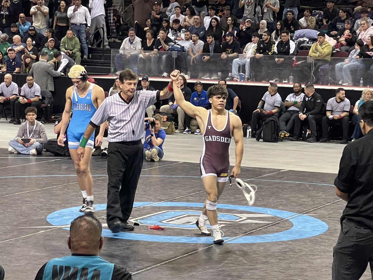Mathius Soto- State Champion. Congratulations on an undefeated season and State Championship 🤼🥇🏆