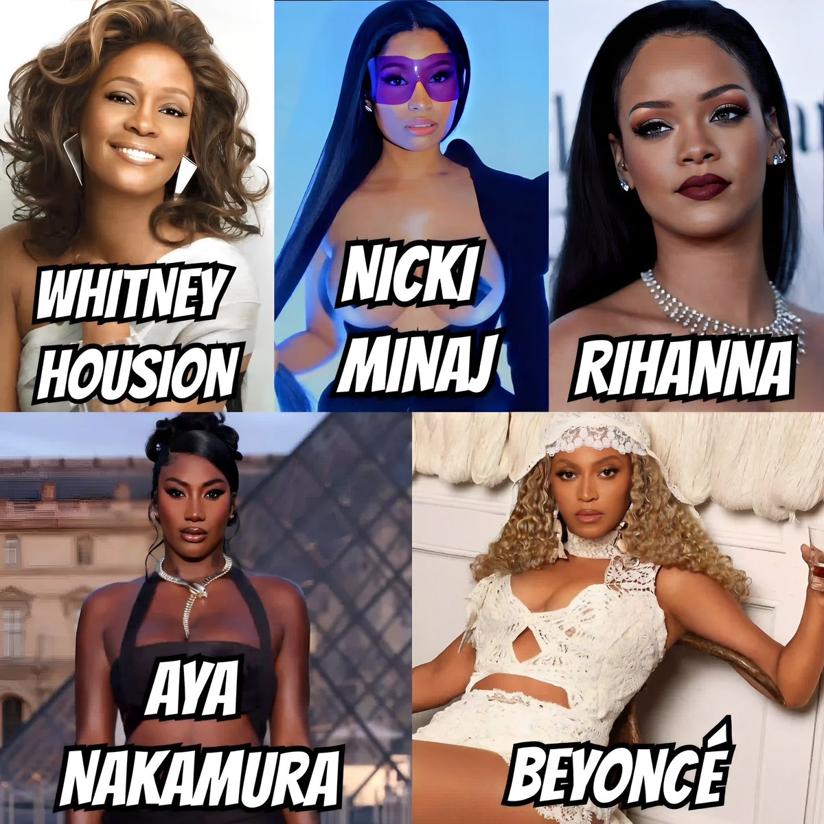 Black female artists with at least one music video reaching one billion views on YouTube.
