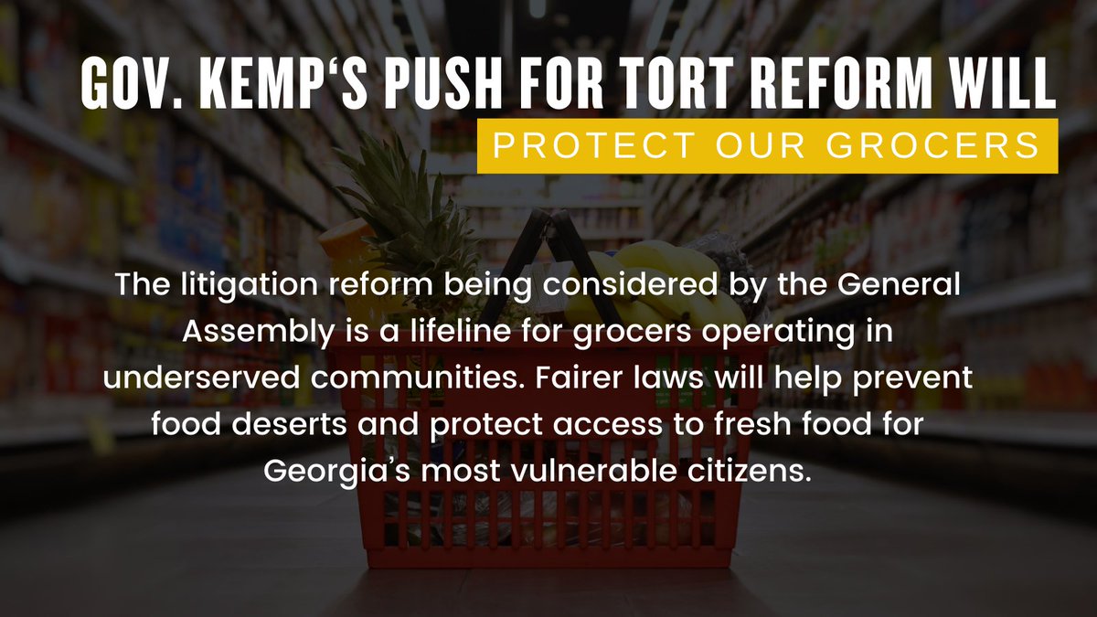 gacsga's tweet image. Check out Governor Kemp&apos;s support for tort reform and small businesses!
#TortReform #SmallBusiness #conveniencestores #gacsga