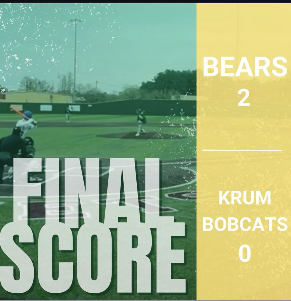 Bears finish this weekend tournament at Hudson with a 3-1 record. 

Impressive tournament performances:

Richards 5IP 7K 0R W
Potter 4IP 8K 0R
Seago 3IP 5K 0R W

Seago 6H 5RBI
Bandiero 6H 4RBI
Struwe 5H 3B 3RBI

Back in action on Tuesday at home!
#BearDown