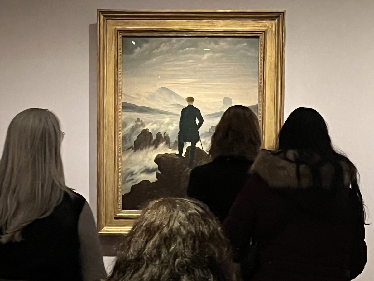 Todos conocéis este cuadro: “El caminante sobre un mar de nubes”.