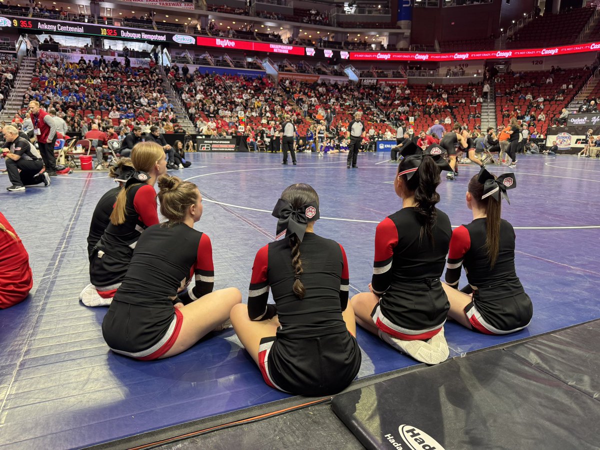 Congratulations to Linn-Mar wrestling for the great week at state. We look forward to this week all year and are so thankful for how we are always included in this special week.