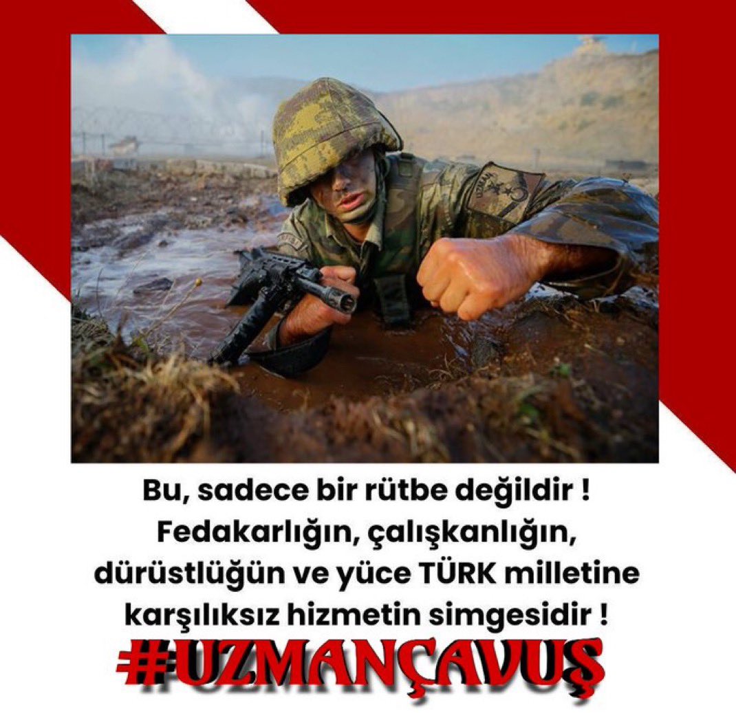 <a href="/alitilkici38/">Ali Tilkici 🇹🇷</a> Sanki 3269 sayılı uzman erbaş kanunu için Anayasa da değiştirelemez şerhi var,40 senedir kimse uzman çavuşlar lehine 1 madde değiştiremedi.
<a href="/alitilkici38/">Ali Tilkici 🇹🇷</a> 
#UzmanÇavuş