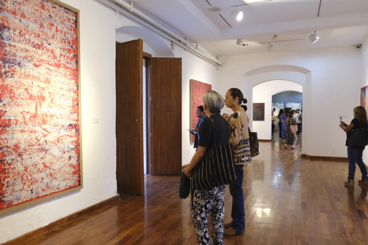 SECULTA_GobOax's tweet photo. El día de ayer tuvo lugar la inauguración de la exposición "Retrospectiva" del artista Pantaleón Ruíz, albergadas en el Museo de los Pintores Oaxaqueños (@mupo). 🖌️🖼️ https://t.co/0w6fBlB6mc