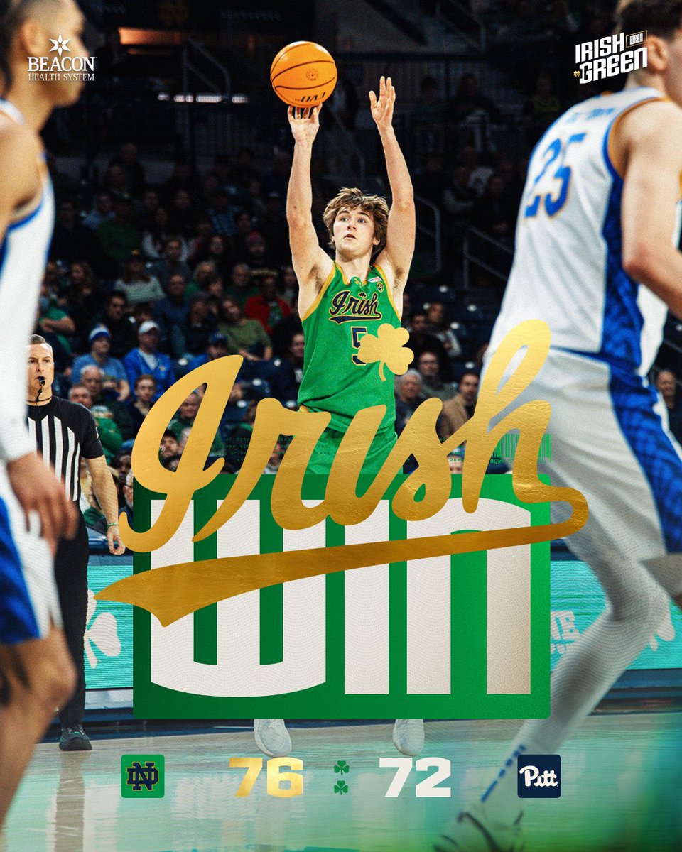 got it done

#GoIrish☘️ | <a href="/BeaconHealthSys/">Beacon Health System</a>