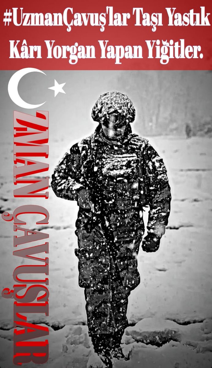 #UzmanÇavuş
Her zaman en zorlu ve tehlikeli görevlerde öne sürülen yiğit uzman çavuşlar sosyal,mali haklarda ve kadroda YOKLAR.....

<a href="/alitilkici38/">Ali Tilkici 🇹🇷</a> 
#UzmanÇavuş