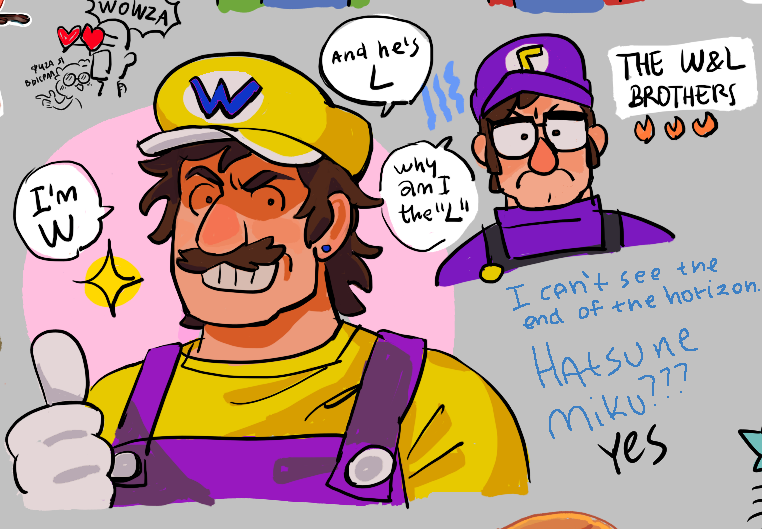 my addition to the mario bros crossover 🫡 