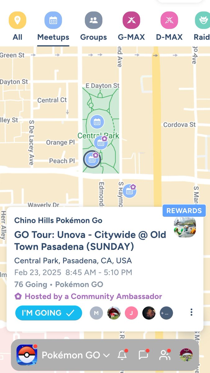 brandontan91's tweet photo. Slight change of plans from the schedule.
I'll be joining ' Pasadena PoGo', 'Coachella Valley Pokemon Go' &amp; 'Chino Hills Pokémon Go' groups at Pasadena Central Park for Unova Tour Day 3 🥳
Come join us to grind &amp; raid around the area, hope to see u there~~~ 

#PokemonGOTour2025 https://t.co/YpnwRhZJKc