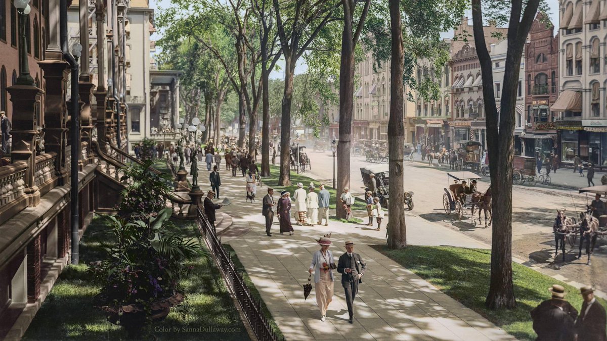 Make our streets look like Saratoga Springs in 1915.