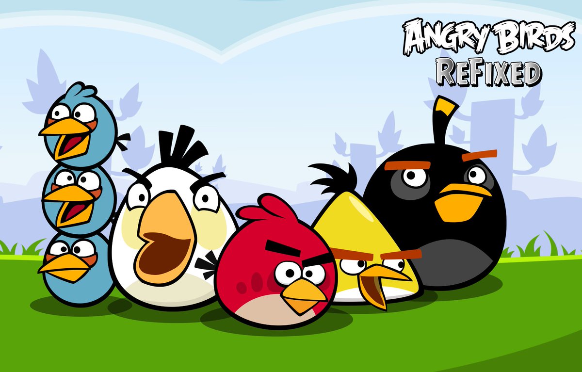 TheAndresTX's tweet image. #AngryBirdsRefixed #AngryBirds 5 BIRDS?!!!🐦