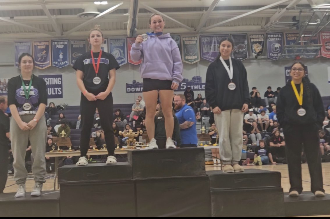 Cota Barmore (@barmore_cota) on Twitter photo Today, I ended my powerlifting season as a STATE CHAMPION! I am so proud to see the hard work my team and I put in pay off!
I placed first in the 114 weight class with a total of 605
<a href="/BEChieftainsSB/">BEastSB</a> <a href="/BEASTGIRLSOCCER/">Bellevue East Girls Soccer</a> @FuryGold16u <a href="/MinesSoftball/">Mines Softball</a> <a href="/echohawk21/">TobinEchohawk</a> <a href="/msoe_softball/">MSOE Softball</a> Today, I ended my powerlifting season as a STATE CHAMPION! I am so proud to see the hard work my team and I put in pay off!
I placed first in the 114 weight class with a total of 605
<a href="/BEChieftainsSB/">BEastSB</a> <a href="/BEASTGIRLSOCCER/">Bellevue East Girls Soccer</a> @FuryGold16u <a href="/MinesSoftball/">Mines Softball</a> <a href="/echohawk21/">TobinEchohawk</a> <a href="/msoe_softball/">MSOE Softball</a>