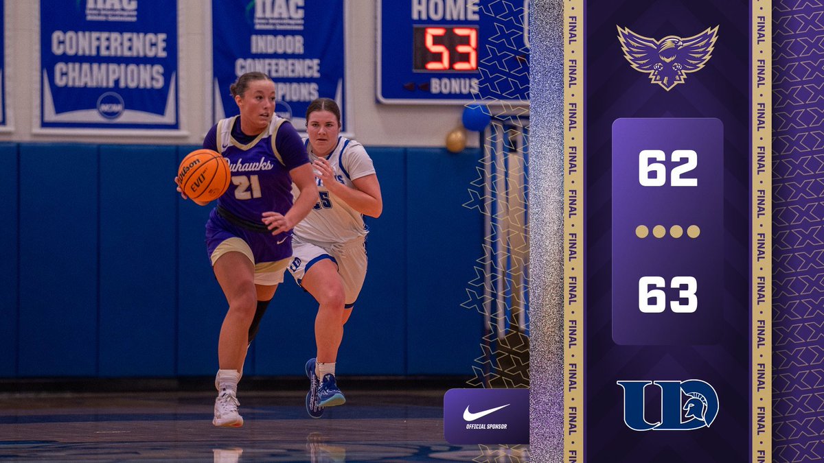 Final from Dubuque. 

#GoDuhawks