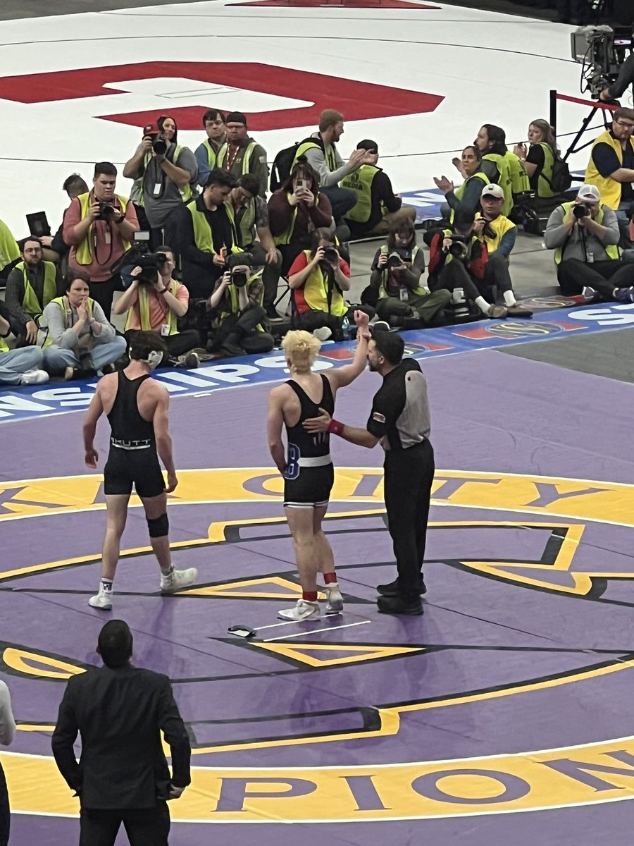 Bennington HS (@werbennington) on Twitter photo Kyler Lauridsen wins 8-5 to capture his 4th State Title, finishing the year at 55-0. He joins Brett Allgood, Brett Valesquez, and brother Kael in the Badger 4-timers Club. He is the 37th NE wrestler to accomplish this feat. Incredibly proud of Kyler! <a href="/BadgerToughWres/">Bennington Wrestling</a> #wearebps Kyler Lauridsen wins 8-5 to capture his 4th State Title, finishing the year at 55-0. He joins Brett Allgood, Brett Valesquez, and brother Kael in the Badger 4-timers Club. He is the 37th NE wrestler to accomplish this feat. Incredibly proud of Kyler! <a href="/BadgerToughWres/">Bennington Wrestling</a> #wearebps