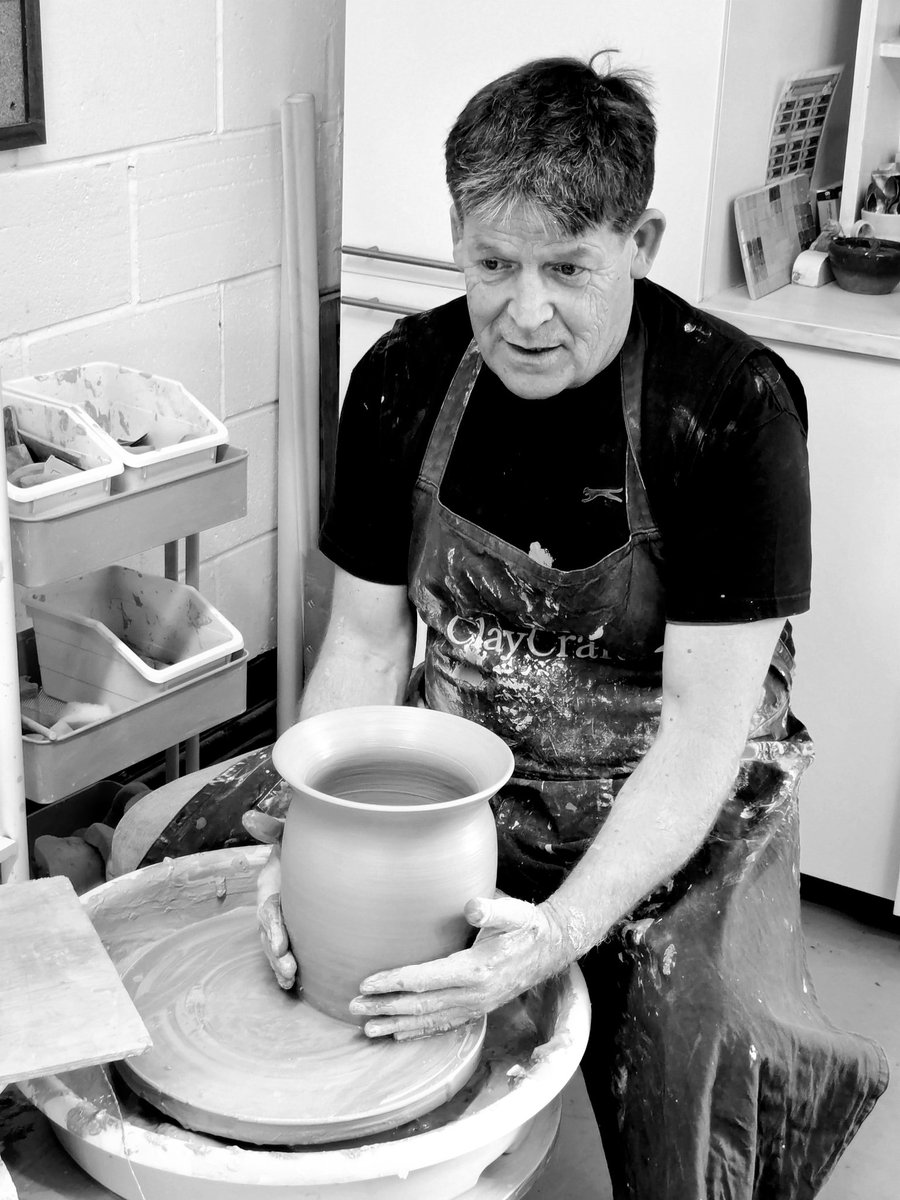 Incredible day of training for our MD Caroline with Master Potter Gabriel Nichols 🌟 thepotterycave.co.uk #ceramics #pottery