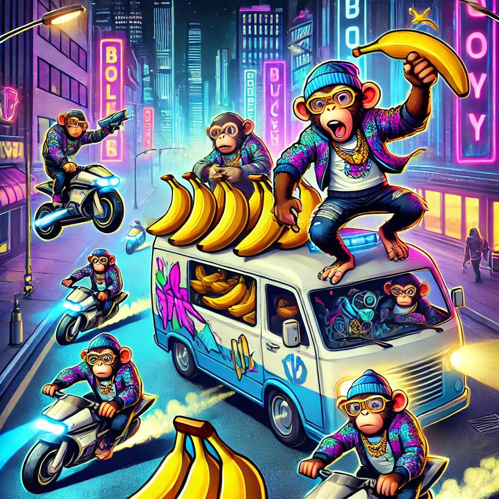 genio_medaglia's tweet photo. The Funky Monkey Series 2
Banana Heist
#AIart
#DigitalArt #AI #artwork #ArtOfTheDay #AIVideo #PicturePerfect #CreativeDesign #TheFunkyMonkey #MonkeyMainia https://t.co/Sv9CTXiZcF