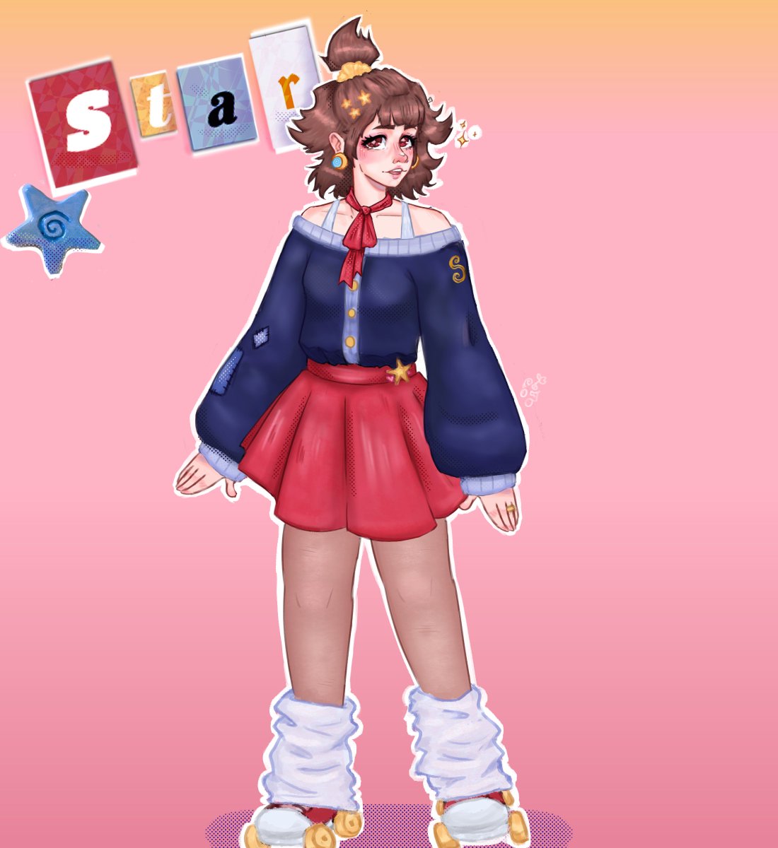 Me di cuenta que no había subido como dibujo a Star, así que aquí está! (el pelito va en forma de estrella)🌟🎀
-
-
#starvtuberArt #fanart