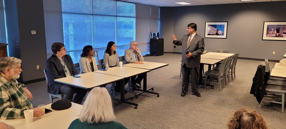 No better way to spend a Saturday morning than with <a href="/ajc/">Atlanta Journal-Constitution</a>'s <a href="/JanelHDavis/">Janel Davis</a>, <a href="/285SouthAtl/">285 South News</a>'s <a href="/gchenriquez1/">Gabriela Henriquez Stoikow</a>, <a href="/CobbCourier/">Cobb County Courier</a>'s @larryfelton, <a href="/wsbradio/">WSB Radio</a>'s <a href="/JOBrienWSB/">Jonathan O'Brien</a>, and <a href="/rahulbali/">Rahul Bali</a> of <a href="/wabenews/">WABE News</a> for an engaging media literacy panel. Thank you for sharing your expertise with the public!