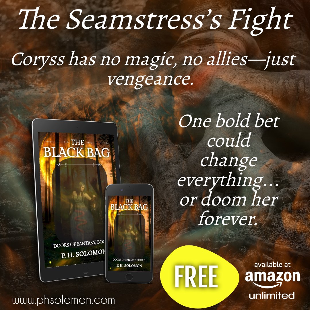 ⚔️ Vengeance vs. Magic
They destroyed her family. Can one girl defy the darkness? 🌟
📚 Download this epic story FREE!
phsolomon.com/the-black-bag-…
#FreeBookAlert #YAReads #FantasyAddict #DarkFantasy #BookCommunity