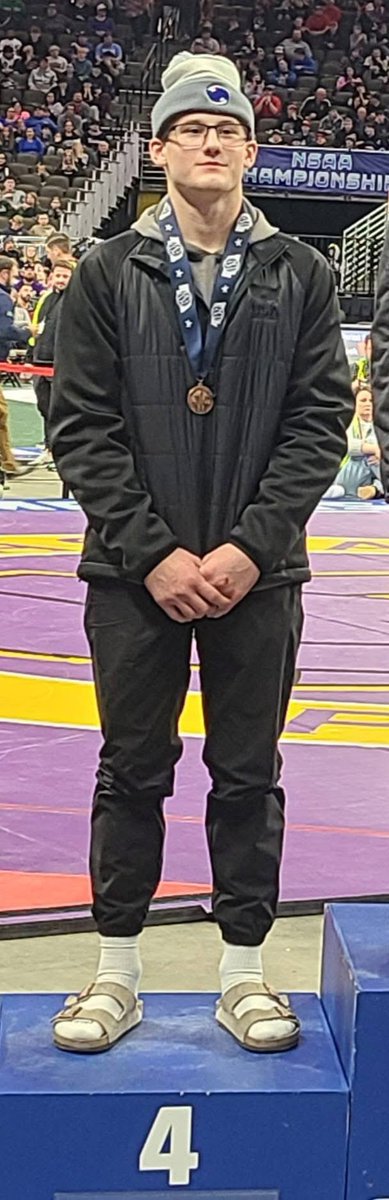 Brenden Ging class B 157lb 4th place!!!