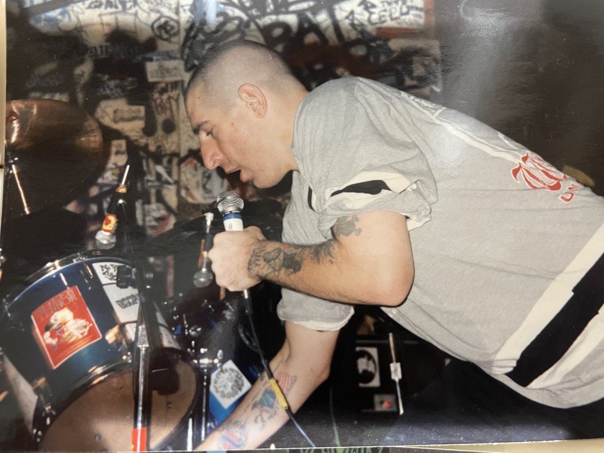 funkyunklefm's tweet photo. In light of Raybeez’s name being brought up recently, I decided to unearth these photos from CBGB some time in 1996. I didn’t know him well, and I can’t speak to  anything he did off stage, but what he did for hardcore music will live forever. https://t.co/PiThkM9tK4