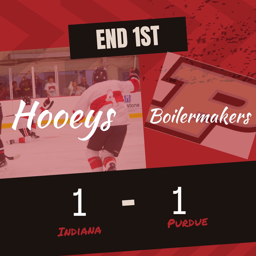 End of 1, tied at one. Ammel gets the tying goal late in the period. Hustle is there and needs to continue in the second.
#hooeys