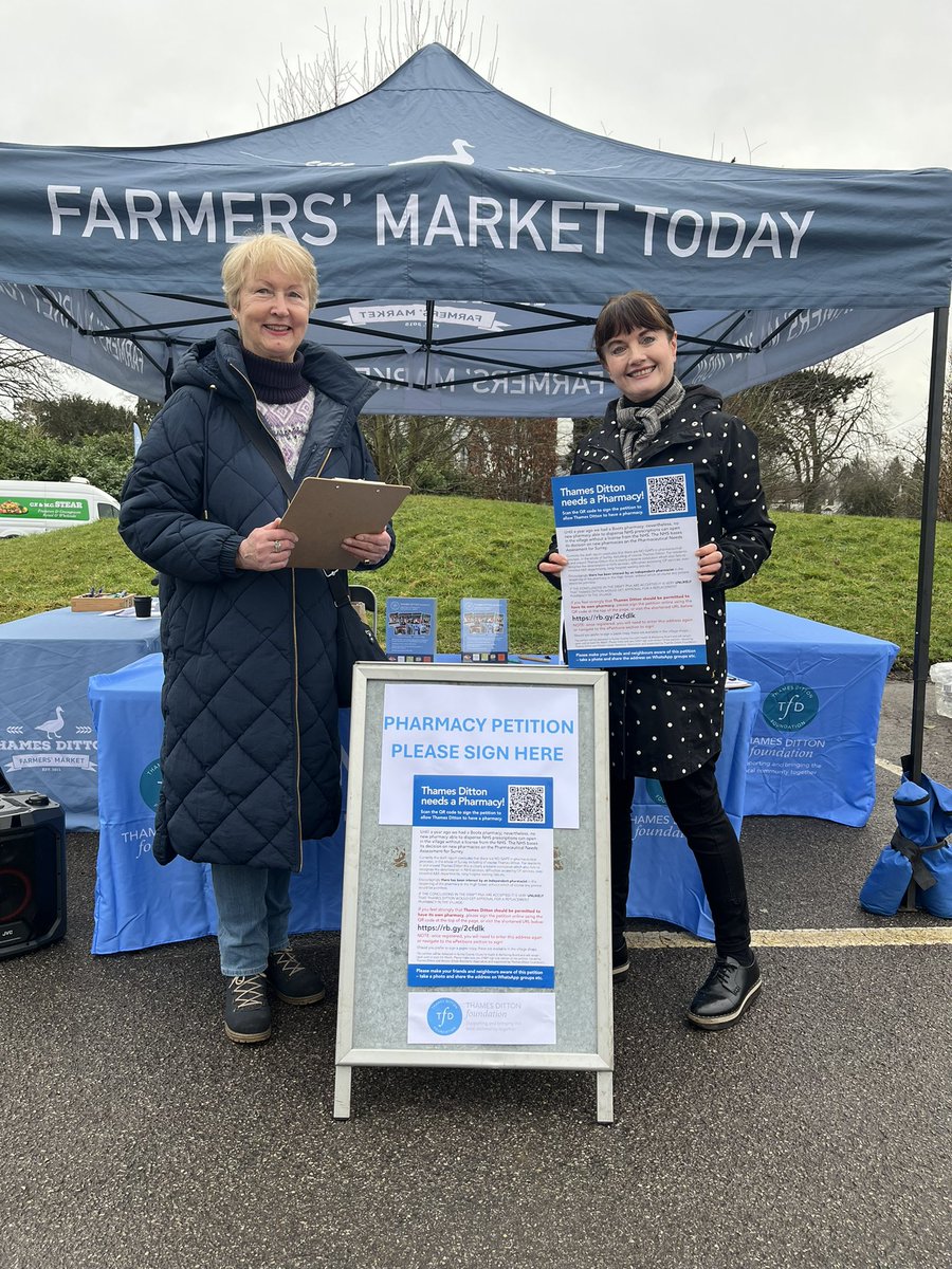 Thames Ditton High Street Retailers' Association (@tdhighstreet) on Twitter photo Collected hundreds of signatures today #thamesdittonfoundation <a href="/ThamesDittonFM/">Thames Ditton Farmers Market</a> from #ThamesDitton residents who want a pharmacy reinstated in <a href="/TDHighStreet/">Thames Ditton High Street Retailers' Association</a> This is essential for our #community & our shopping centre in the ❤️of our village #shoplocal Collected hundreds of signatures today #thamesdittonfoundation <a href="/ThamesDittonFM/">Thames Ditton Farmers Market</a> from #ThamesDitton residents who want a pharmacy reinstated in <a href="/TDHighStreet/">Thames Ditton High Street Retailers' Association</a> This is essential for our #community & our shopping centre in the ❤️of our village #shoplocal