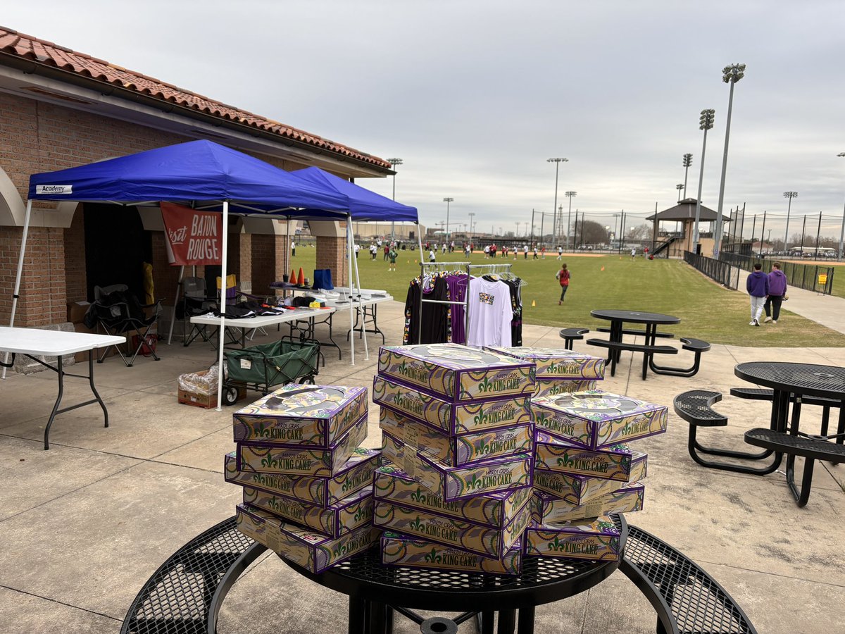 Special treat this year - King Cake for everyone!