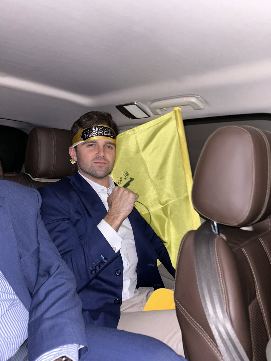 This American traitor just left Qatar and is now boldly conducting support tours in Lebanon alongside all of America’s enemies—Hamas, Hezbollah, and even the Houthis. 

He’s in Lebanon to mourn Nasrallah and attend his funeral. (Nasrallah’s terror group killed at least 400