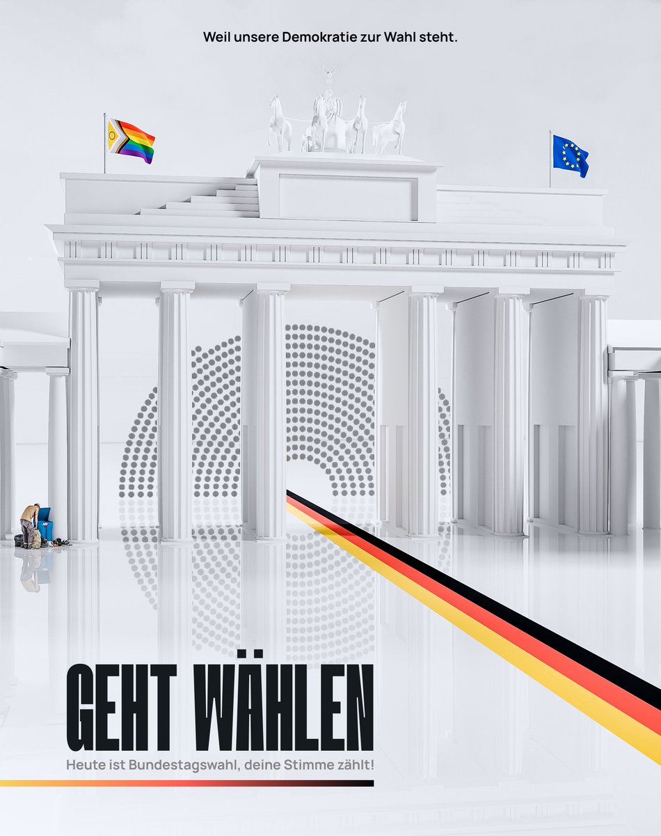 Unsere Demokratie ist ein Luxus, keine Selbstverständlichkeit. Nutzt heute eure Stimme, um unsere gemeinsame Zukunft weltoffen, tolerant und friedlich zu gestalten. Geht wählen! Hass &amp; Hetze sind niemals eine Option. #Bundestagswahl2025 | #BTW2025