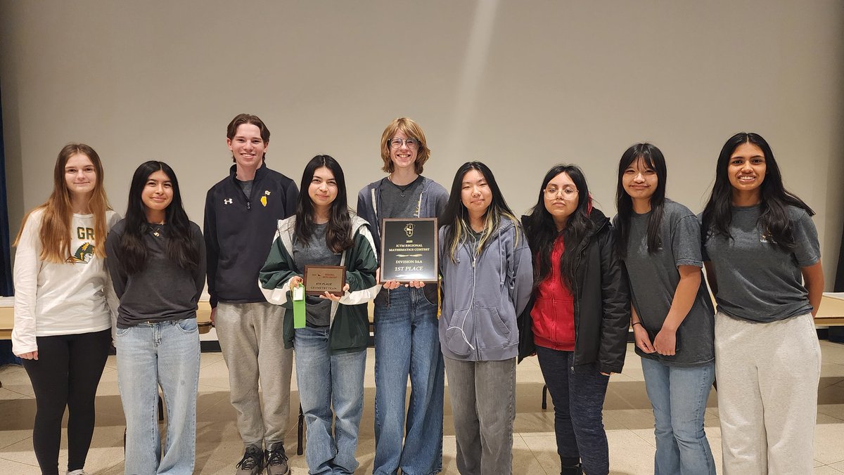 EGMathNation's tweet image. Special congrats to 
- sophs 4th place
- seniors 1st place! (Fredryll, Kenny 4th individual, Jakub 1st individual with a PERFECT paper) 
- Calc team - 1st! 
- FS8 - 3rd
- JS2 - 3rd
- Orals - 1st!