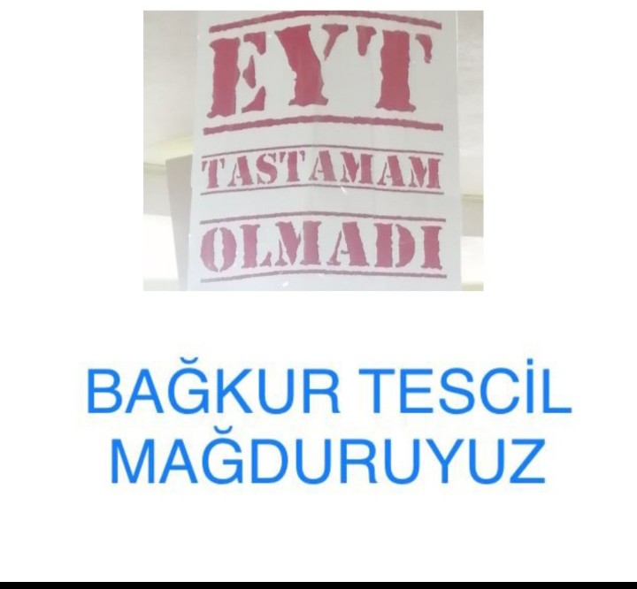 Mehmet Ateş (@mehmeta68373207) on Twitter photo <a href="/mesutkesik1/">🇹🇷 Fakir Adam Mesut 🇹🇷</a> <a href="/melih_meric/">Melih Meriç</a> ✍️
25 yıldır haksız yasaların üzerimize lapa lapa yağdığı
#BağkurTESCİLMağdurları’yız
✍️
Hak vermeyip hak almak için yasa üstüne yasa çıkarılarak zulme uğrayan #BağkurTESCİLMağdurları’yız
✍️
#TBMMAcilYasaŞart
<a href="/farukerdem/">Faruk Erdem</a>
<a href="/cetin_atess/">Çetin ATEŞ</a>
<a href="/ozanozturk_tr/">OZAN ÖZTÜRK</a>
<a href="/dileketesgk/">Dilek ETE</a>
<a href="/selcukozdag/">Selçuk ÖZDAĞ</a> <a href="/mesutkesik1/">🇹🇷 Fakir Adam Mesut 🇹🇷</a> <a href="/melih_meric/">Melih Meriç</a> ✍️
25 yıldır haksız yasaların üzerimize lapa lapa yağdığı
#BağkurTESCİLMağdurları’yız
✍️
Hak vermeyip hak almak için yasa üstüne yasa çıkarılarak zulme uğrayan #BağkurTESCİLMağdurları’yız
✍️
#TBMMAcilYasaŞart
<a href="/farukerdem/">Faruk Erdem</a>
<a href="/cetin_atess/">Çetin ATEŞ</a>
<a href="/ozanozturk_tr/">OZAN ÖZTÜRK</a>
<a href="/dileketesgk/">Dilek ETE</a>
<a href="/selcukozdag/">Selçuk ÖZDAĞ</a>