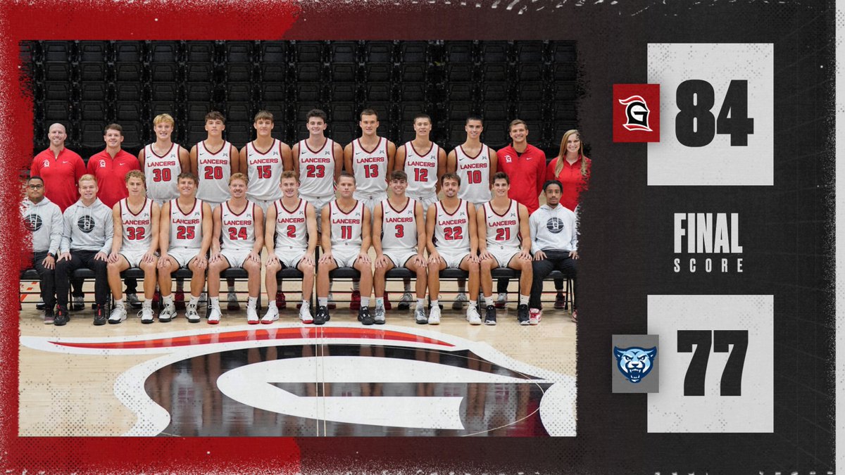 Grace Athletics (@gracelancers) on Twitter photo UNDISPUTED CHAMPS 🏆
<a href="/GraceBasketball/">Grace Basketball</a> secures sole ownership of the Crossroads League regular season championship with a road win at MVNU.
Next up, postseason time :) See you Tuesday night for the quarterfinals!
#LancerUp UNDISPUTED CHAMPS 🏆
<a href="/GraceBasketball/">Grace Basketball</a> secures sole ownership of the Crossroads League regular season championship with a road win at MVNU.
Next up, postseason time :) See you Tuesday night for the quarterfinals!
#LancerUp
