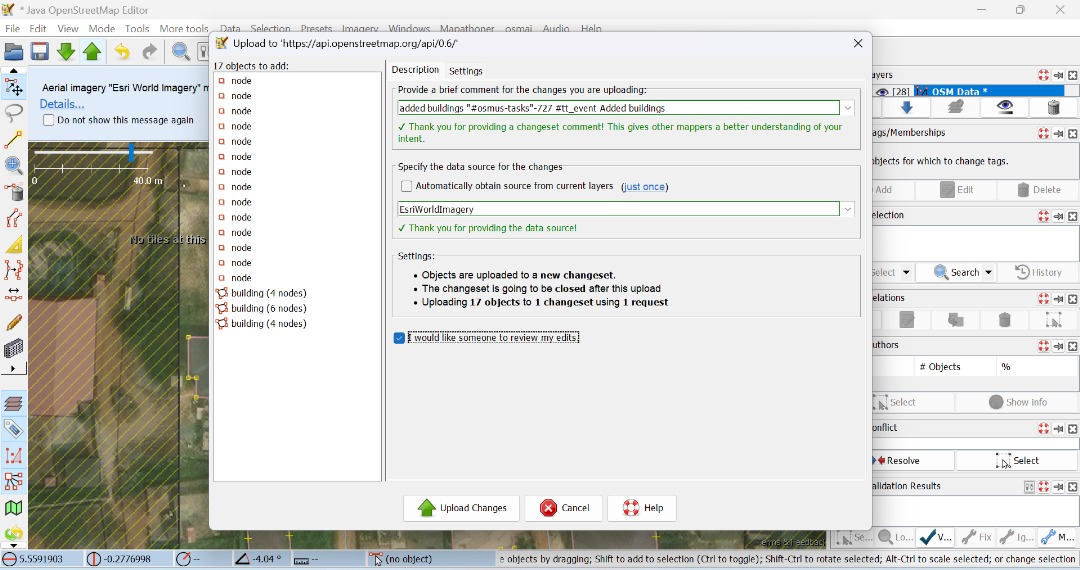 _Hijab_Girl1's tweet image. Day 22 of 28 days Mapping Challenge 
Mapped buildings in the Ghana -Mapping Missing Buildings in Accra 
@OSMGhana 
#28DaysMapping Challenge #OSM #MapWithLove #MapChallenge #28for28 #OSMGhana