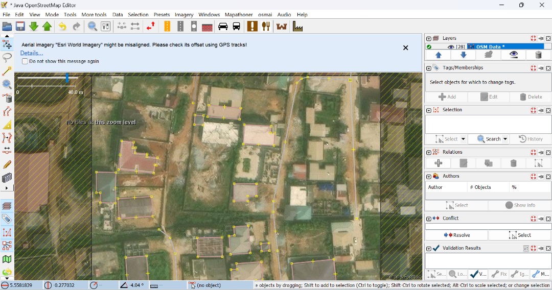 _Hijab_Girl1's tweet image. Day 22 of 28 days Mapping Challenge 
Mapped buildings in the Ghana -Mapping Missing Buildings in Accra 
@OSMGhana 
#28DaysMapping Challenge #OSM #MapWithLove #MapChallenge #28for28 #OSMGhana
