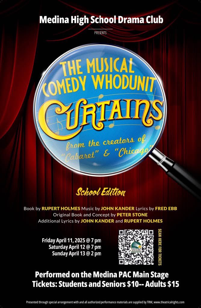 Medina Teachers want students to appreciate the Arts. Drama Club attended Peter and the Starcatcher at the Hanna Theater. Catch Drama Club’s next performance: Curtains! #WeRMedina