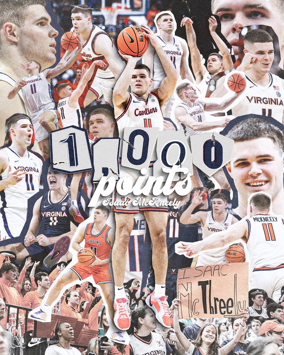 Mr. 1⃣,0⃣0⃣0⃣

#GoHoos x <a href="/IsaacMcKneely/">Isaac McKneely</a>