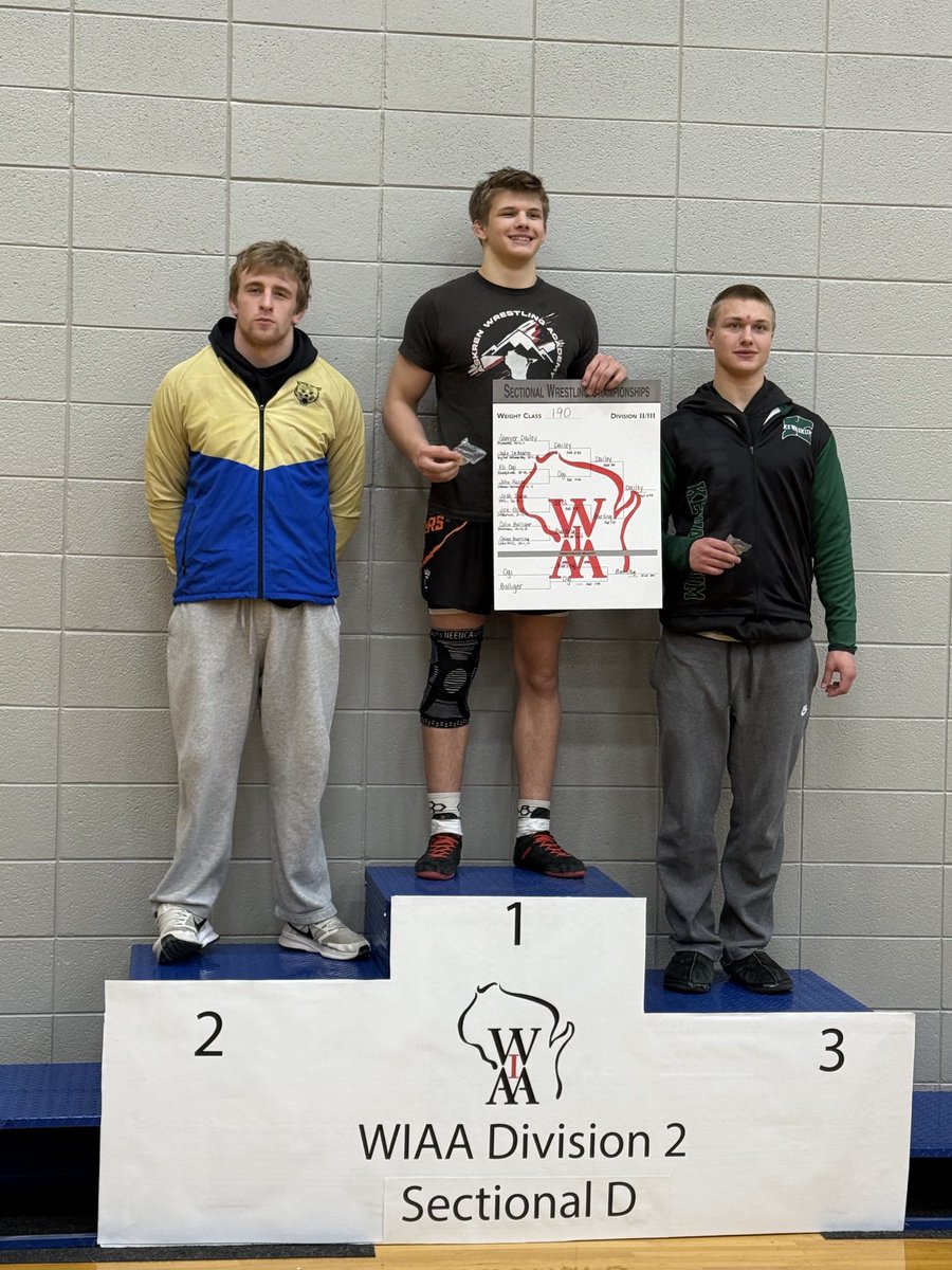 LcatsAthletics's tweet photo. Congratulations to Tommy Cassady and Owen Burling on earning trips to the WIAA Individual State Wrestling Tournament next week! This marks Owen’s 3rd straight trip to State and Tommy’s 1st appearance. Good luck to you both! #LCatPride #StateBound https://t.co/td6i8Nhfgf