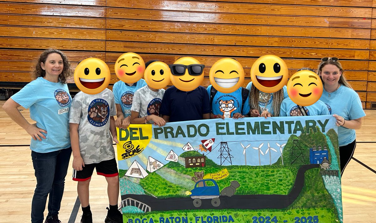 agoldberg_DP's tweet photo. @DelPradoElem enjoyed competing in the Palm Beach County SECME Olympiad today! π So proud of our students hard work and perseverance! π‘ #PBCSECME #FPLkids
#FPLcares @PBCSTEM @PBCSDScience @southPbcsd https://t.co/9XnjtX98W2