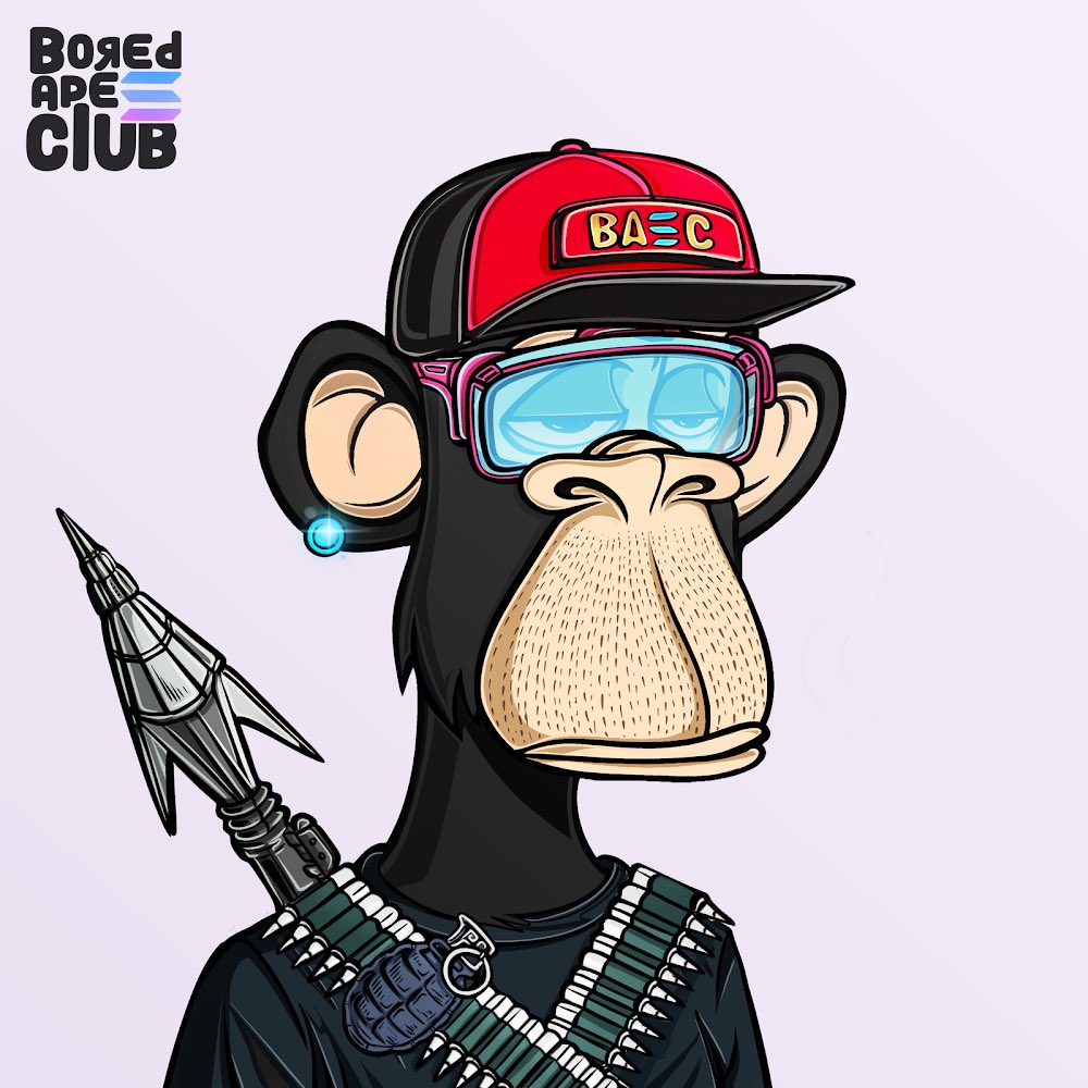 I placed an offer on this bad boy from <a href="/BoredApeSolClub/">Bored Ape Solana Club</a> v2 collection 

Looks like this apes has a new home 

My V1 has a V2 to accompany him on his missions