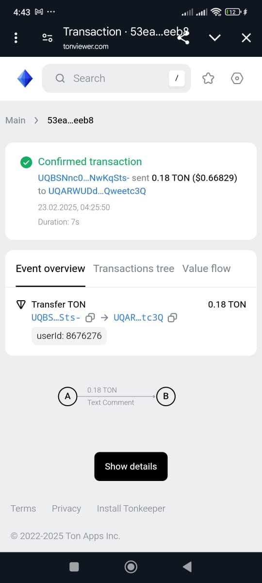seomohiuddin's tweet photo. @wcoin_io I have claimed the NFT 10000 W-coin and ton transaction is successfully completed. But No NFT is added to my Ton account. Please fix it hurry up #Wcoin
@wcoin_io
userid: 8676276 
Hash: U+ohpRJPvvKJS3IH4eLnhnHS6Un1LOx6r5i62r2Q7rg= https://t.co/dBQPZb6ey2