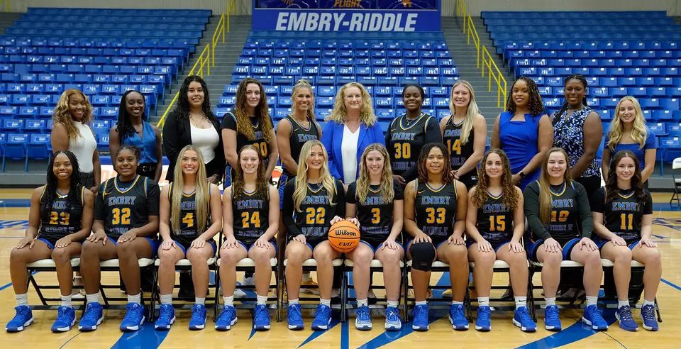 After earning a 17th conference win today, Embry-Riddle women’s basketball claims at least a share of the 2024-25 SSC title. The Eagles can win the league outright with one victory in the last two games. It's the first regular-season SSC title for the program!

🌴☀️🌊🏀