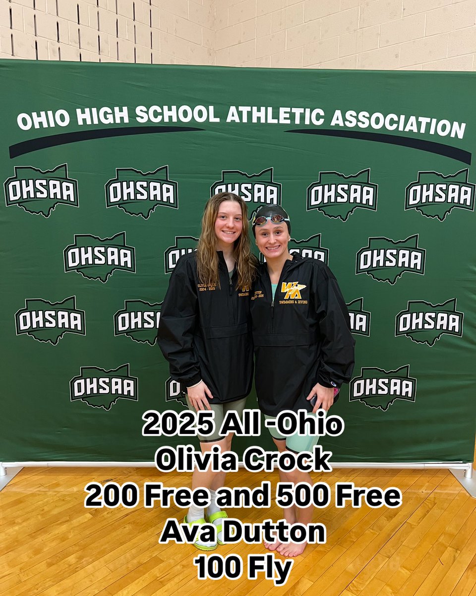 All-Ohio🔥🔥Congratulations Ava and Olivia! Go Warriors!