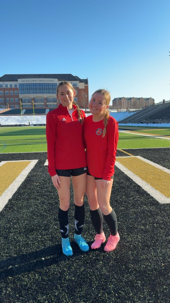 Had a great experience today at <a href="/LindenwoodWSOC/">Lindenwood Women's Soccer</a> ID camp. Loved meeting the players and coaching staff and getting to play with my teammate <a href="/CarolineM2027/">Caroline Mckinney</a>. Thank you coach <a href="/dmusso4/">Dave Musso</a> for putting on an amazing camp.  
<a href="/ImCollegeSoccer/">College Soccer Truth ™</a>
<a href="/ImYouthSoccer/">ECNL/GA/Recruiting/College Soccer</a> 
<a href="/08Academy/">STLDA 2008 GA</a>