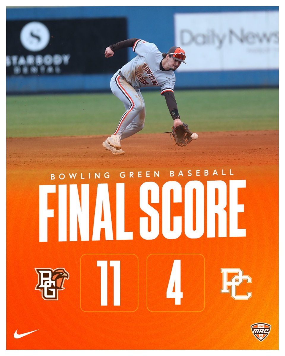 BGSU_Baseball's tweet photo. FALCONS WIN!!!

That's four straight wins for the Falcons! BGSU tallies 17 hits, all singles, to secure the win!

#AyZiggy https://t.co/EvSWDLxDYx