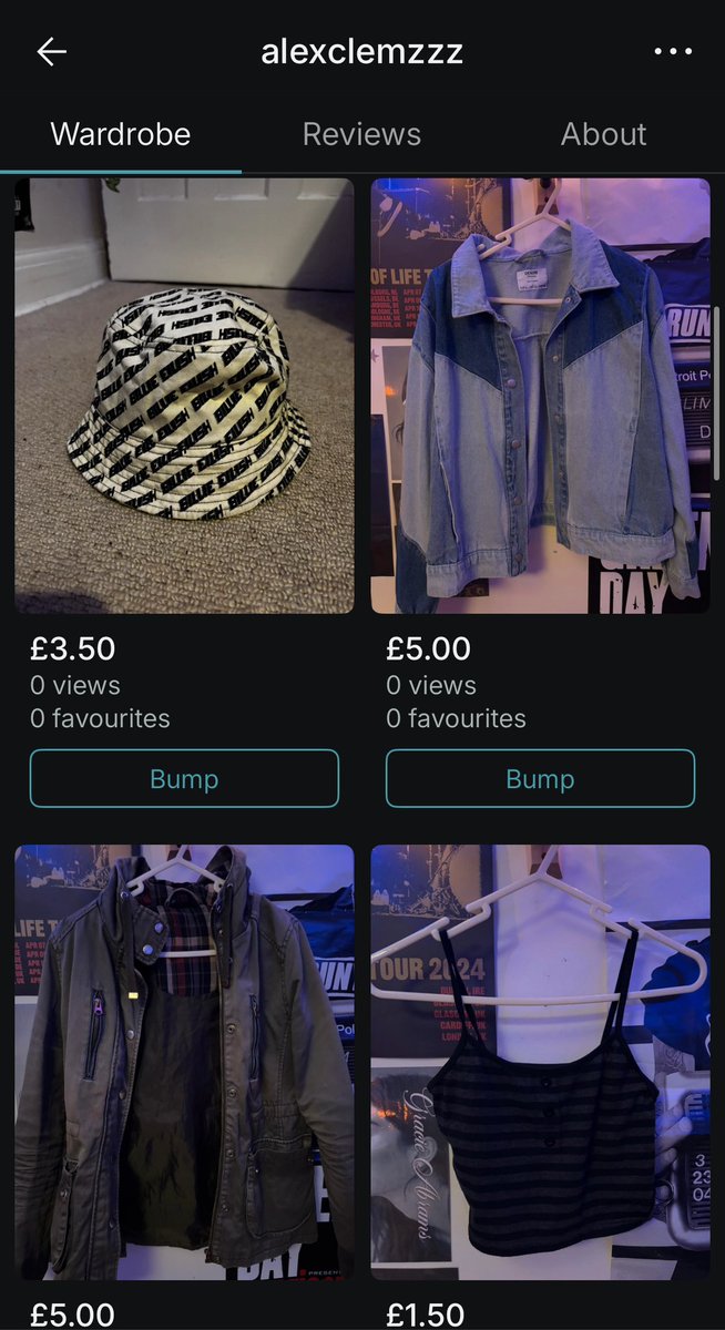 alexclemzzzz's tweet image. Hey! I have a Vinted (link in the replies) where I’m selling a whole variety of stuff. I upload things all the time so I think you should go check it out 🤷🏻♀️