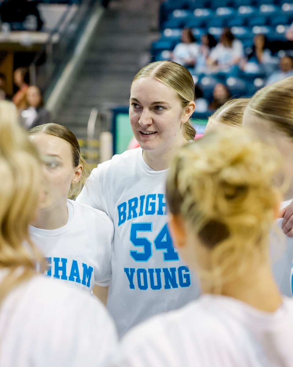 byuwbb's tweet photo. Celebrating 5️⃣4️⃣🫶 https://t.co/lPWiEYeAAF